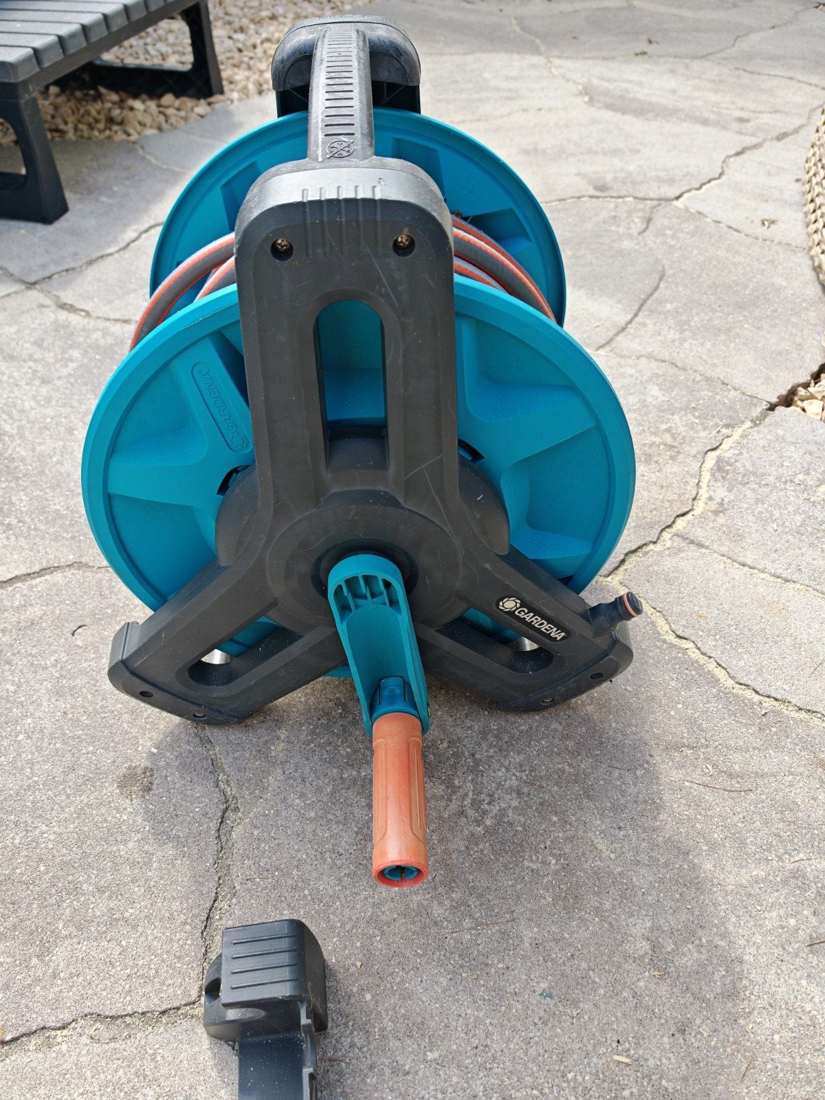 Gardena Tuinslanghaspel met slang, Ophalen, Gebruikt, Tuinslanghaspel