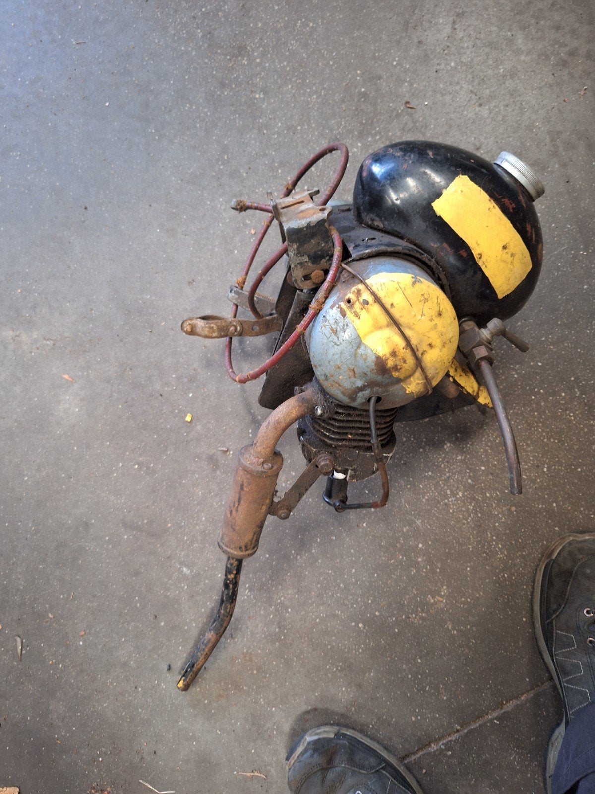 Berini m13 motor, Fietsen en Brommers, Brommeronderdelen | Oldtimers, Ophalen of Verzenden, Gebruikt, Blok, Overige merken