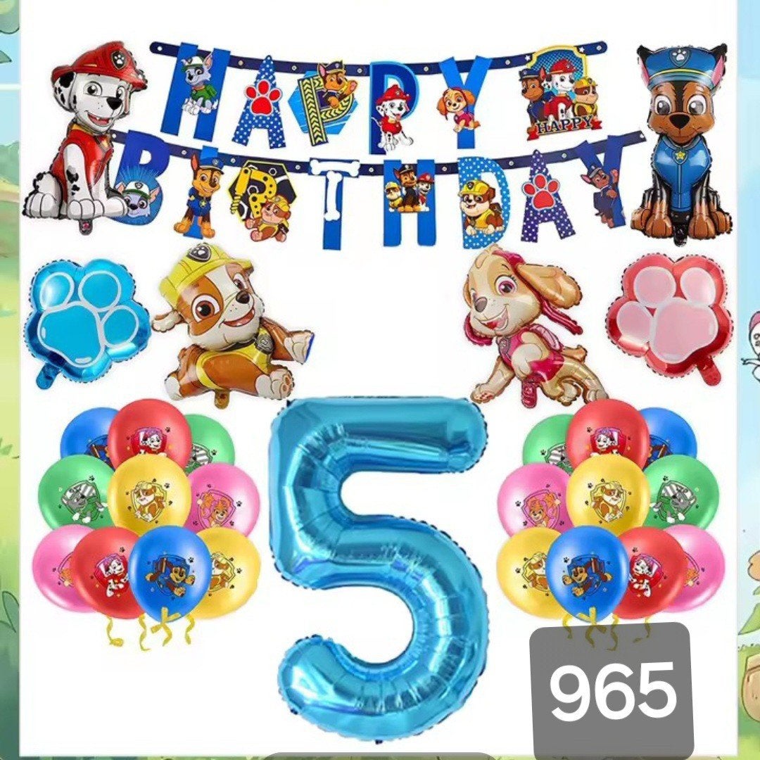 Paw Patrol Verjaardagsdecoratie Set - Nieuw, Ophalen, Nieuw, Versiering, Verjaardag