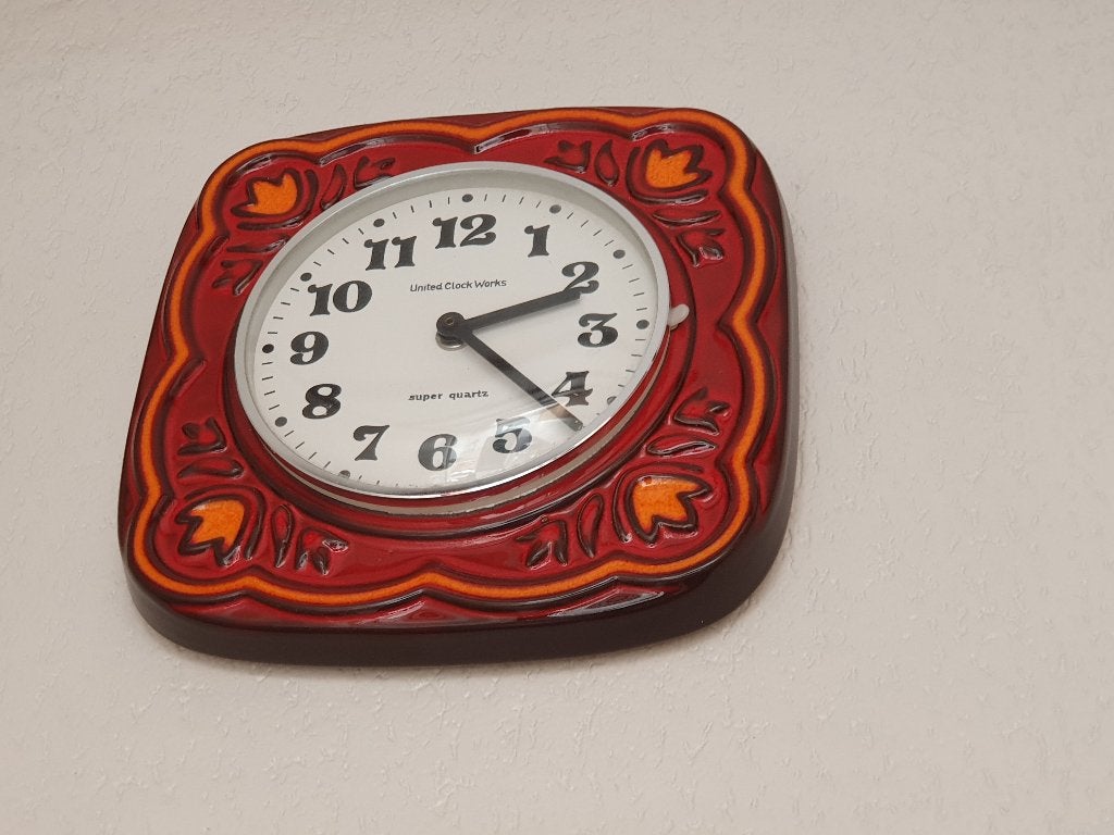 Nostalgische klok, Ophalen, Zo goed als nieuw, Analoog, Wandklok
