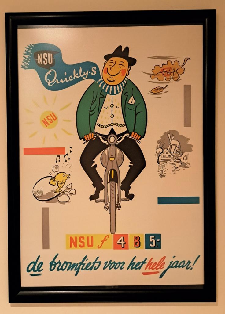NSU Quickly reclame posters jaren 50, Verzamelen, Posters, Rechthoekig Staand, Nieuw, Ophalen of Verzenden, A1 t/m A3