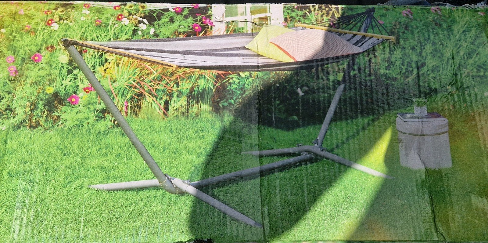 Hangmat met frame - Zo goed als nieuw, Ophalen