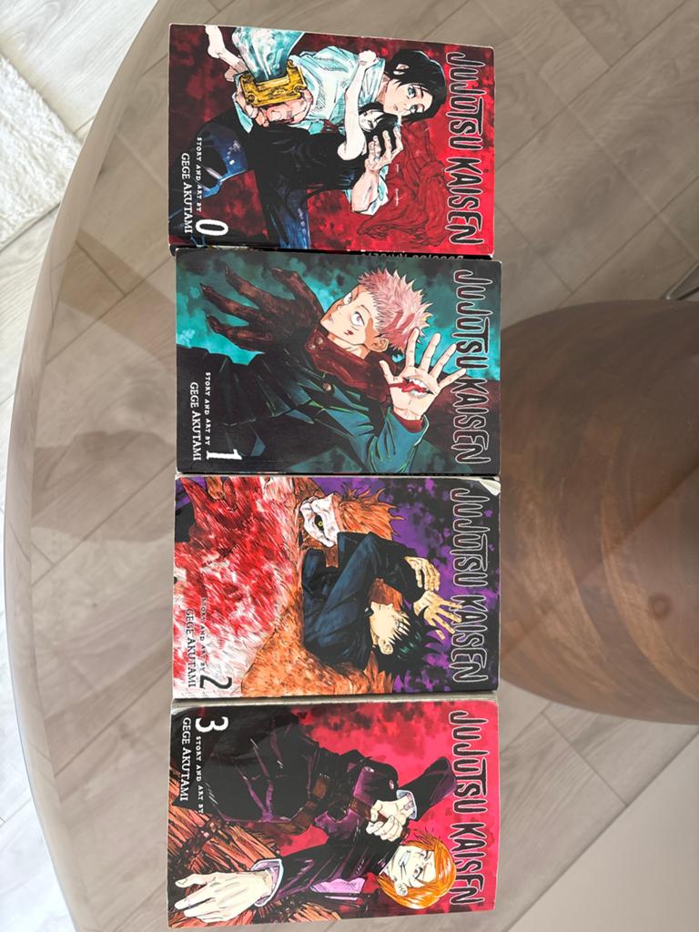Jujutsu Kaisen Manga Volume 0-3 English Edition, Boeken, Meerdere stripboeken, Ophalen, Gelezen