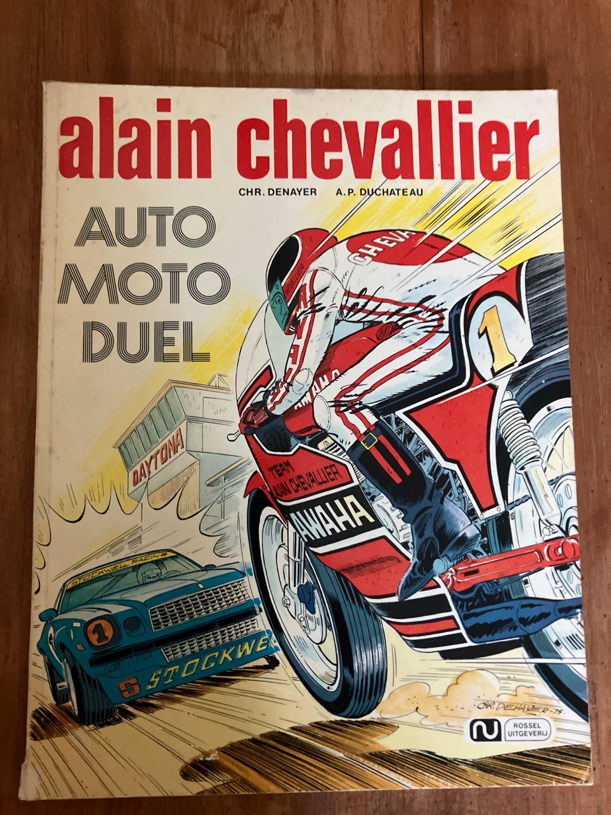 Alain Chevallier - Auto Moto Duel - Stripboek, Boeken, Eén stripboek, Ophalen of Verzenden, Gelezen
