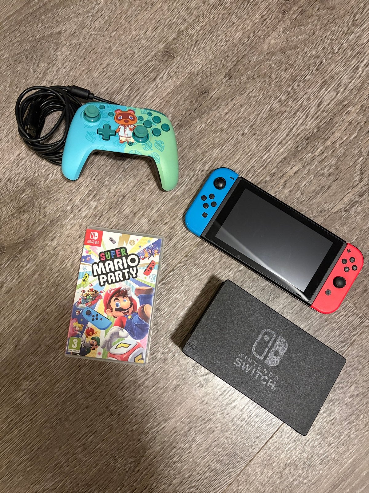 Complete Nintendo Switch set + extra controller + game, Nintendo, Ophalen of Verzenden, Zo goed als nieuw, H