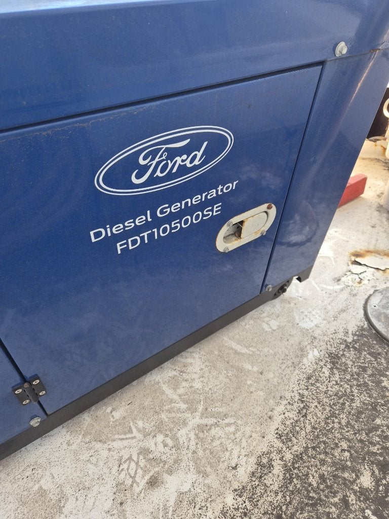 GENERATOR  FORD FDT10500SE, Ophalen, Dieselolie, Geluidgedempt, Zo goed als nieuw