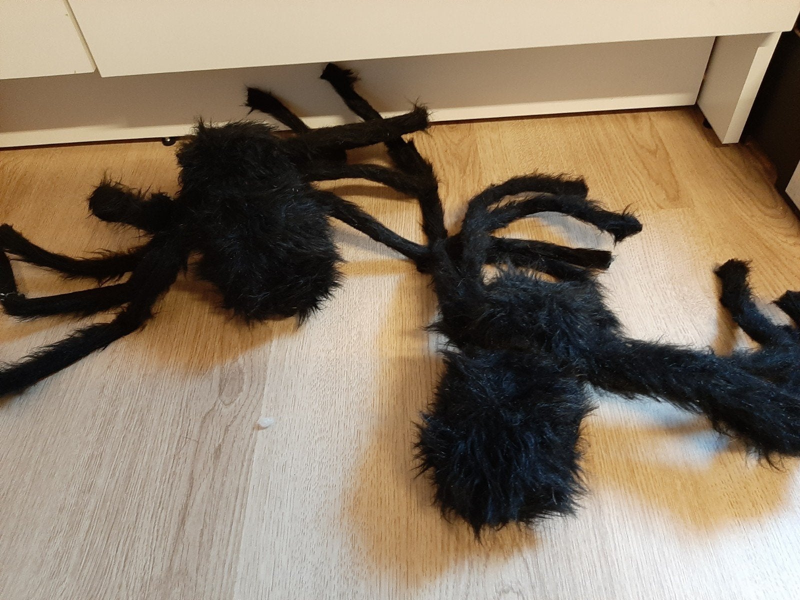 Spinnen decoratie halloween 2 x spin, Ophalen of Verzenden, Versiering, Halloween of Griezel