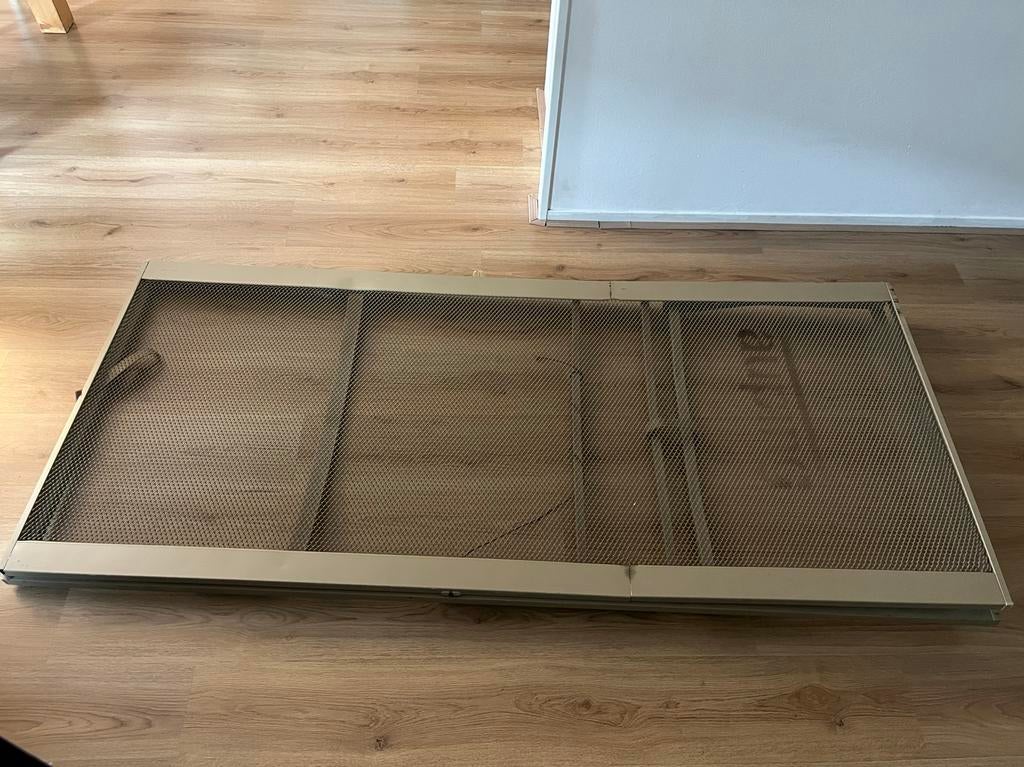 Auping metalen lattenbodem 90x200 cm, Ophalen, Gebruikt, Eenpersoons, 190 cm of minder