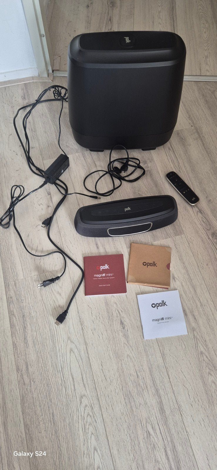 Polk Magnifi Mini Home Theater Sound Bar Systeem, Ophalen, Bluetooth, Zo goed als nieuw