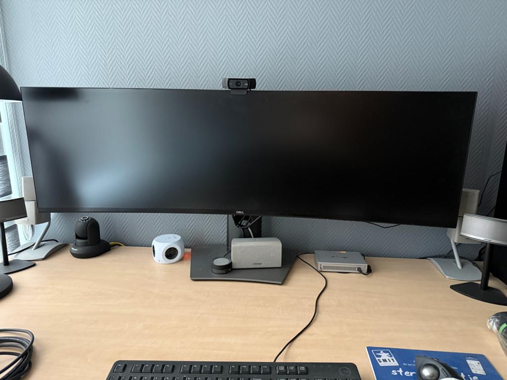 Dell UltraSharp U4919DW 49 inch Curved Monitor, Ophalen, IPS, Curved, Zo goed als nieuw