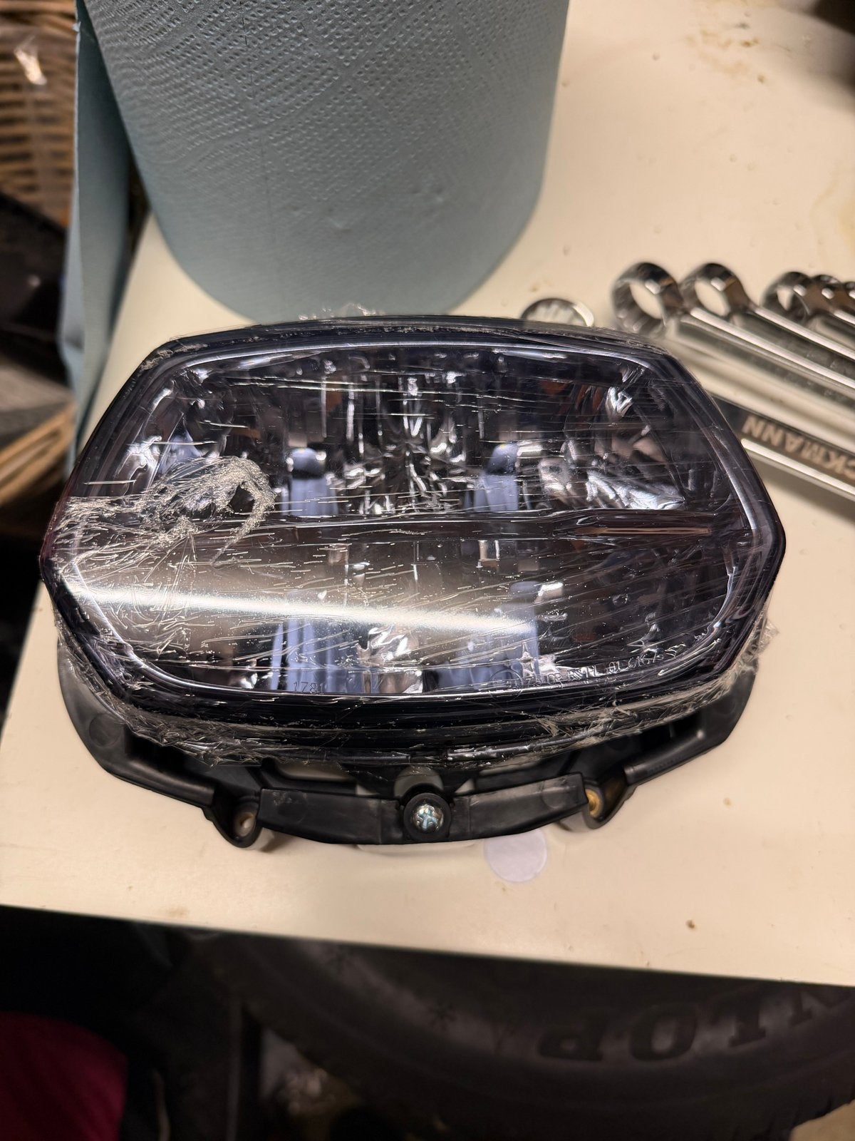 Vespa Sprint E4 LED Koplamp Smoke - Nieuw, Fietsen en Brommers, Ophalen of Verzenden, Nieuw, Koplamp, Vespa