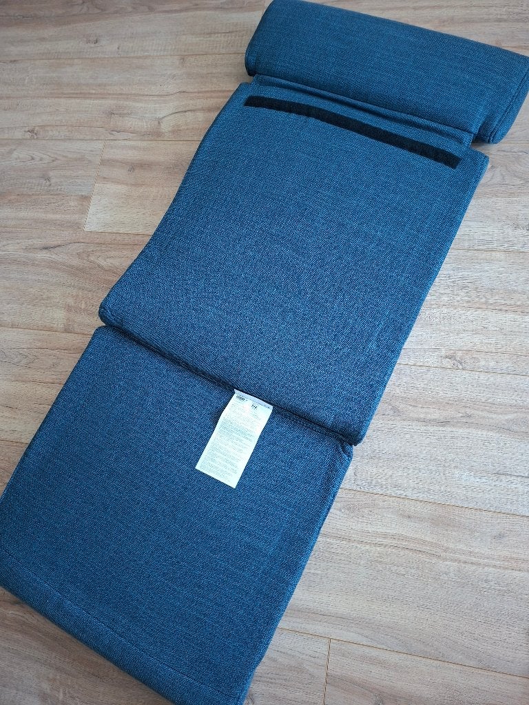 Stoelkussen Poang Ikea Hillared blauw, Huis en Inrichting, Ophalen, Gebruikt, 75 tot 100 cm, 75 tot 100 cm