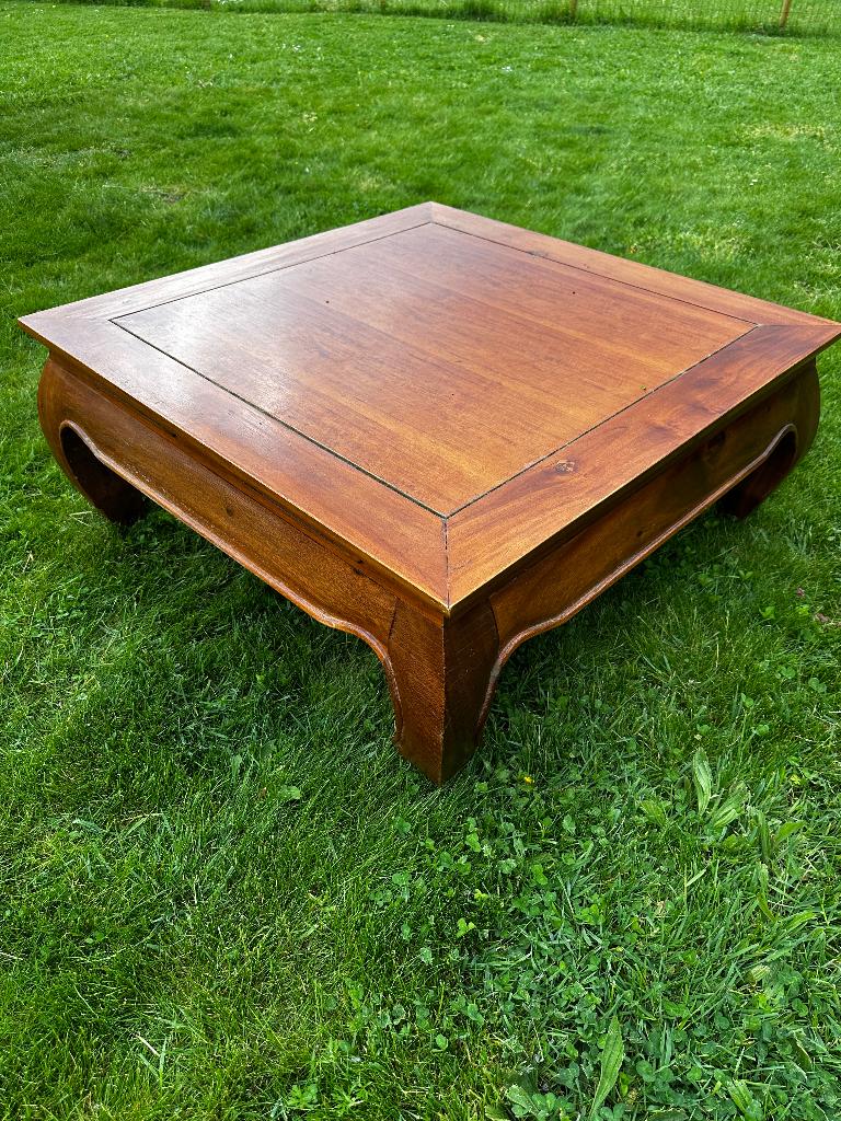Opiumtafel lekker groot 1mtrx1mtr, Gebruikt, 100 tot 150 cm, 50 tot 100 cm, Minder dan 50 cm