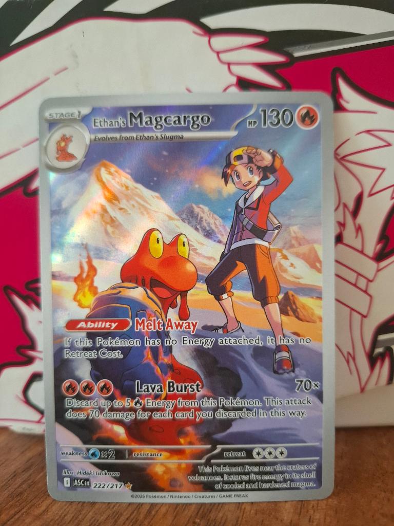 Pokemon Magcargo ASC 222/217, Ophalen of Verzenden, Nieuw, Losse kaart