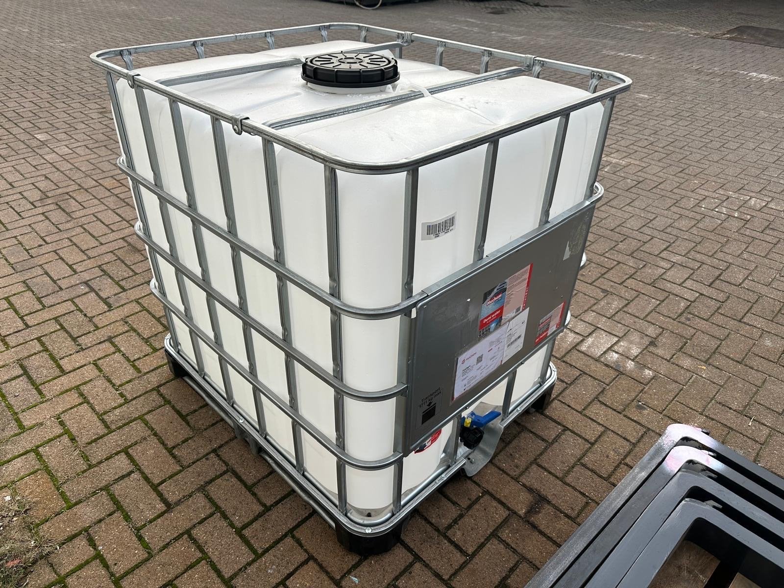 1000L IBC Container met Demi Water A-kwaliteit, Tuin en Terras, 150 liter of meer, Ophalen, Gebruikt