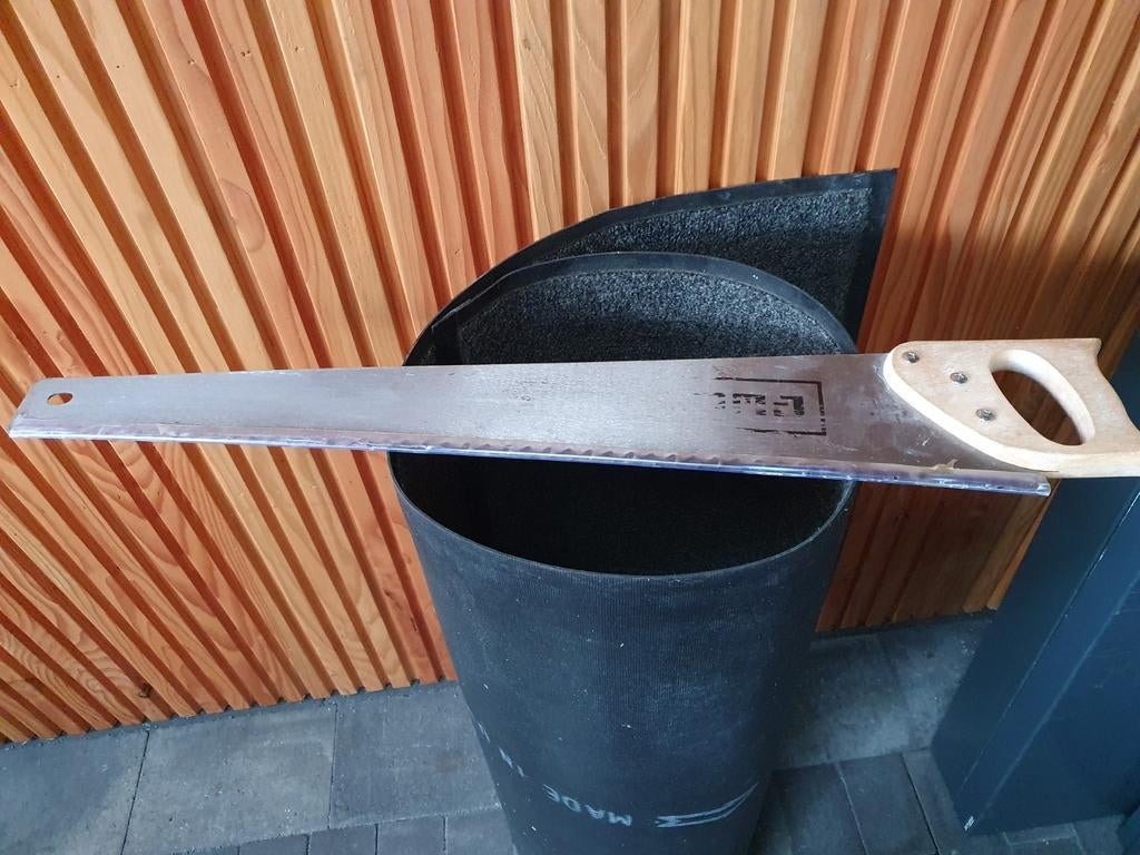 Handzaag - Gebruikt voor ytong  blokken, Doe-het-zelf en Verbouw, Gereedschap | Handgereedschap, Ophalen of Verzenden, Gebruikt