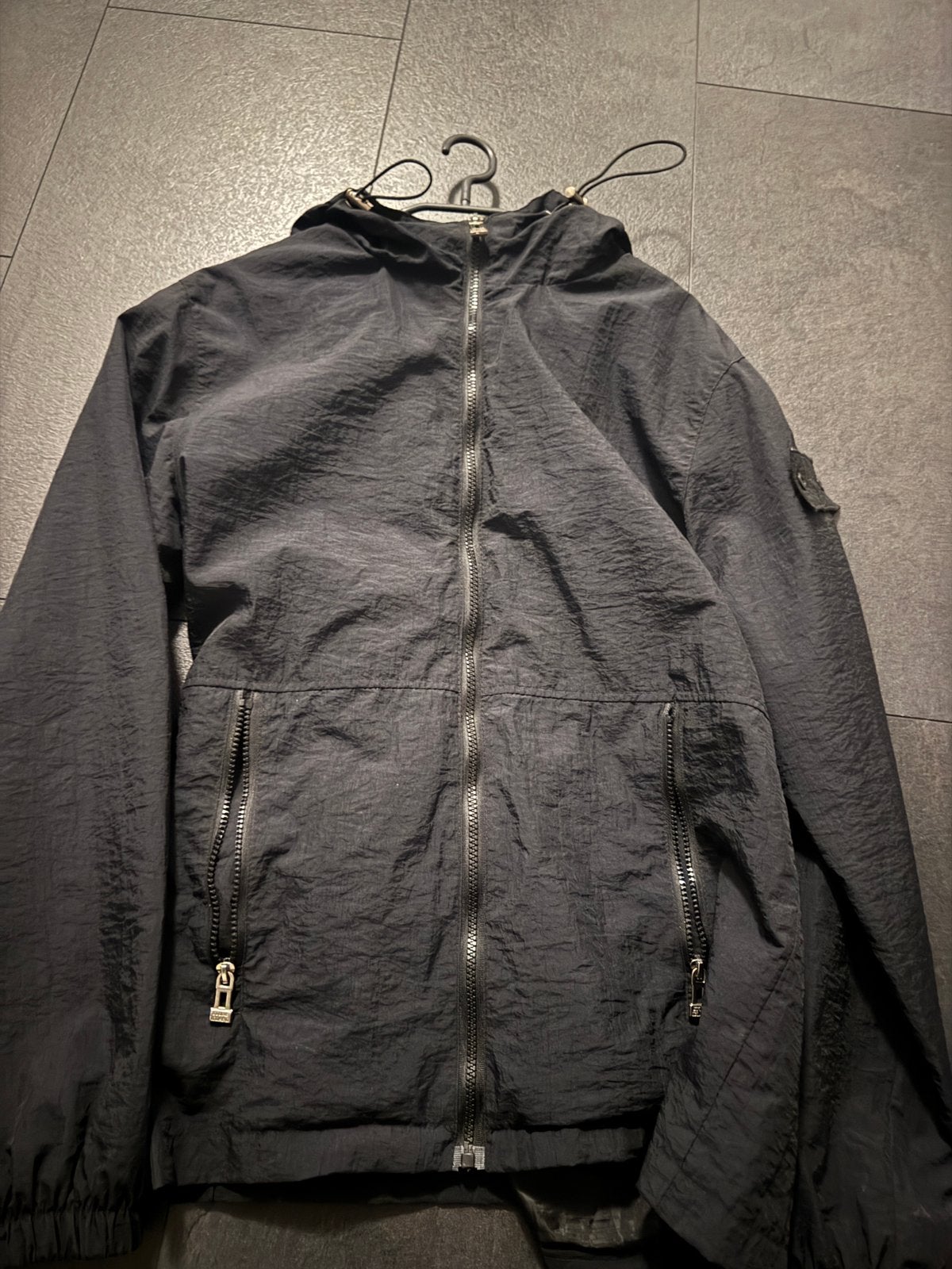 Stone island jas, Kleding | Heren, Ophalen of Verzenden, Zo goed als nieuw, Maat 48/50 (M), Zwart