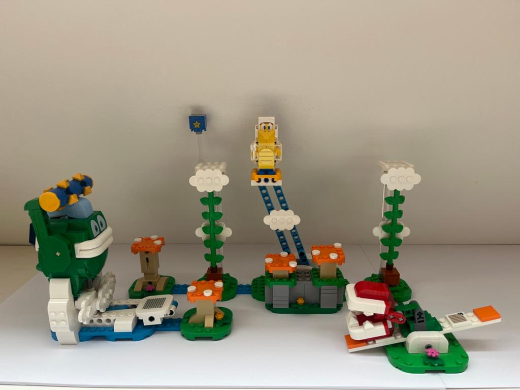 Lego supermario 71409 Reuzen spikes wolkentop, Ophalen of Verzenden, Zo goed als nieuw