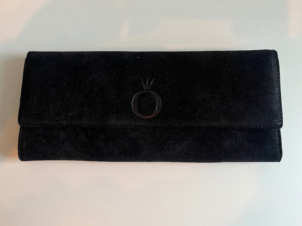 Pandora clutch / long wallet / portefeuille (zwart), Ophalen of Verzenden, Zo goed als nieuw, Zwart, Avondtasje