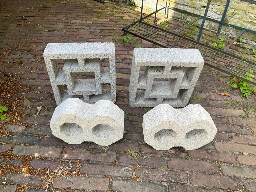 Patioblokken / Siertegels gratis, Ophalen, Beton, Klinkers