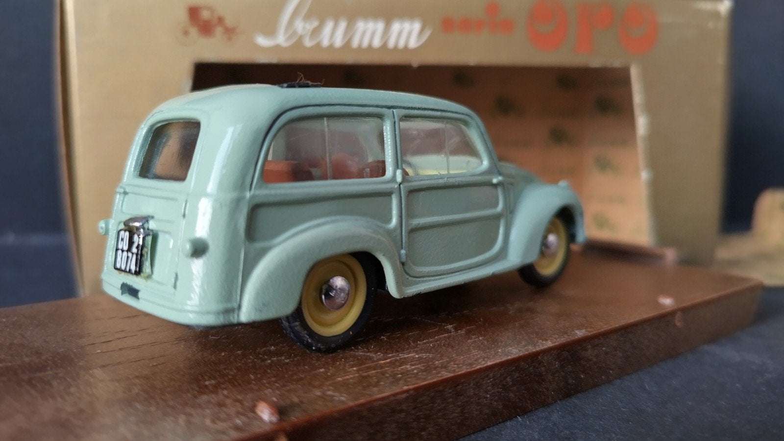 Fiat 500 C Belvedere 1:43 Brumm Pol, Overige merken, Auto, Verzenden, .