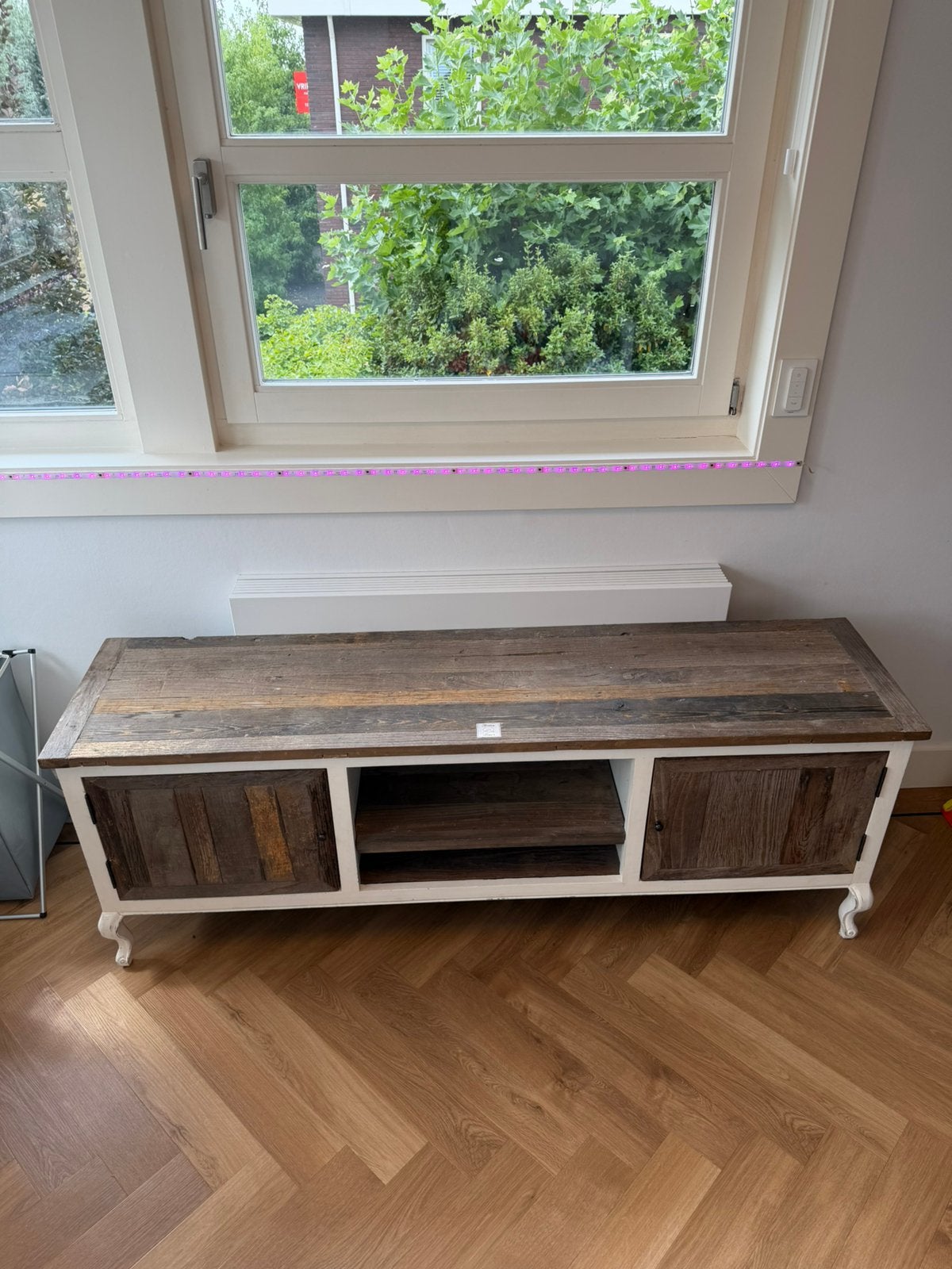 Riviera Maison Tv meubel, Ophalen, Gebruikt, 25 tot 50 cm, Minder dan 100 cm