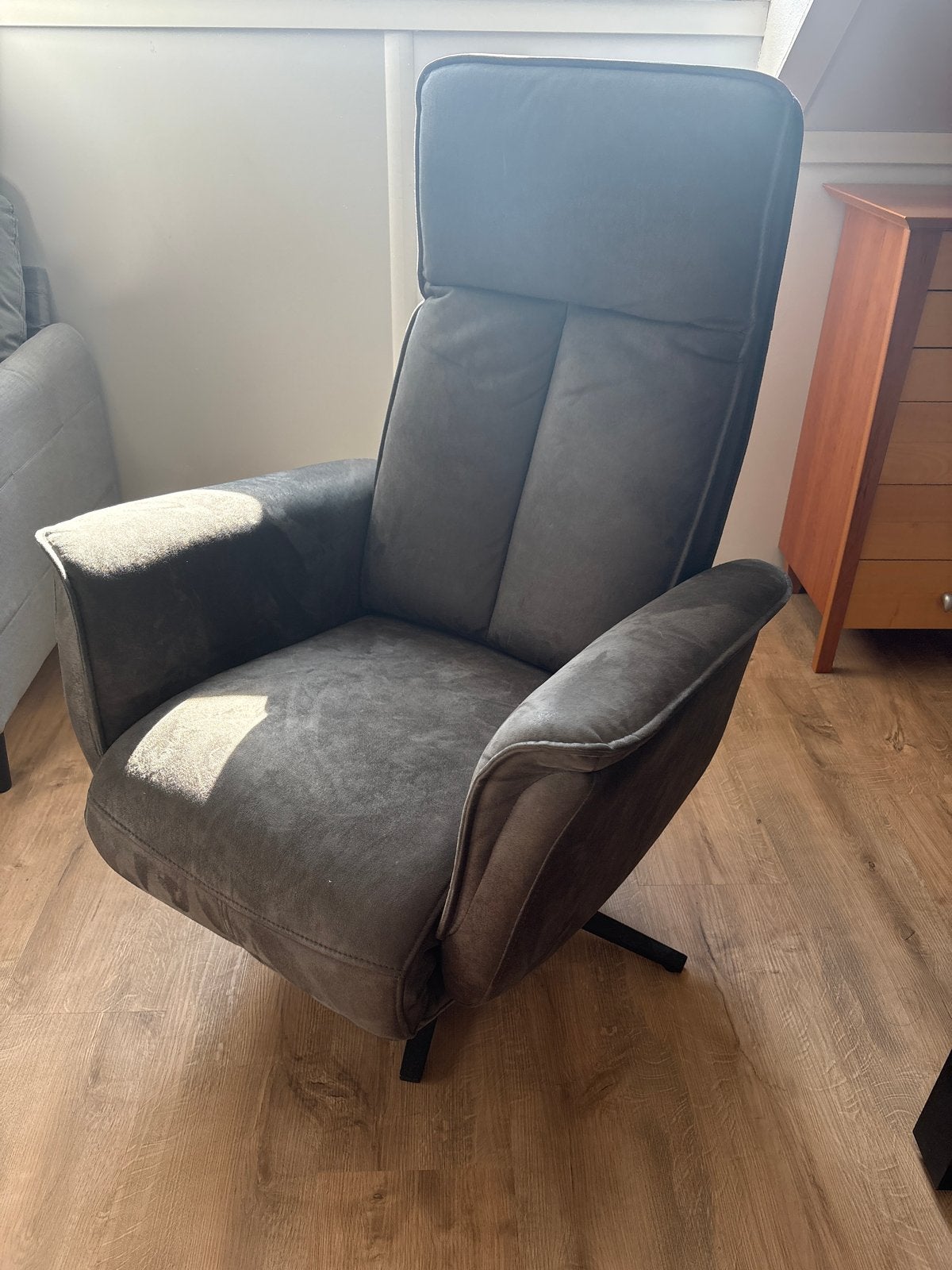 Goossens Elektrische Fauteuil - Zeer Nette Staat, Huis en Inrichting, Fauteuils, Ophalen, Zo goed als nieuw, Stof, 75 tot 100 cm