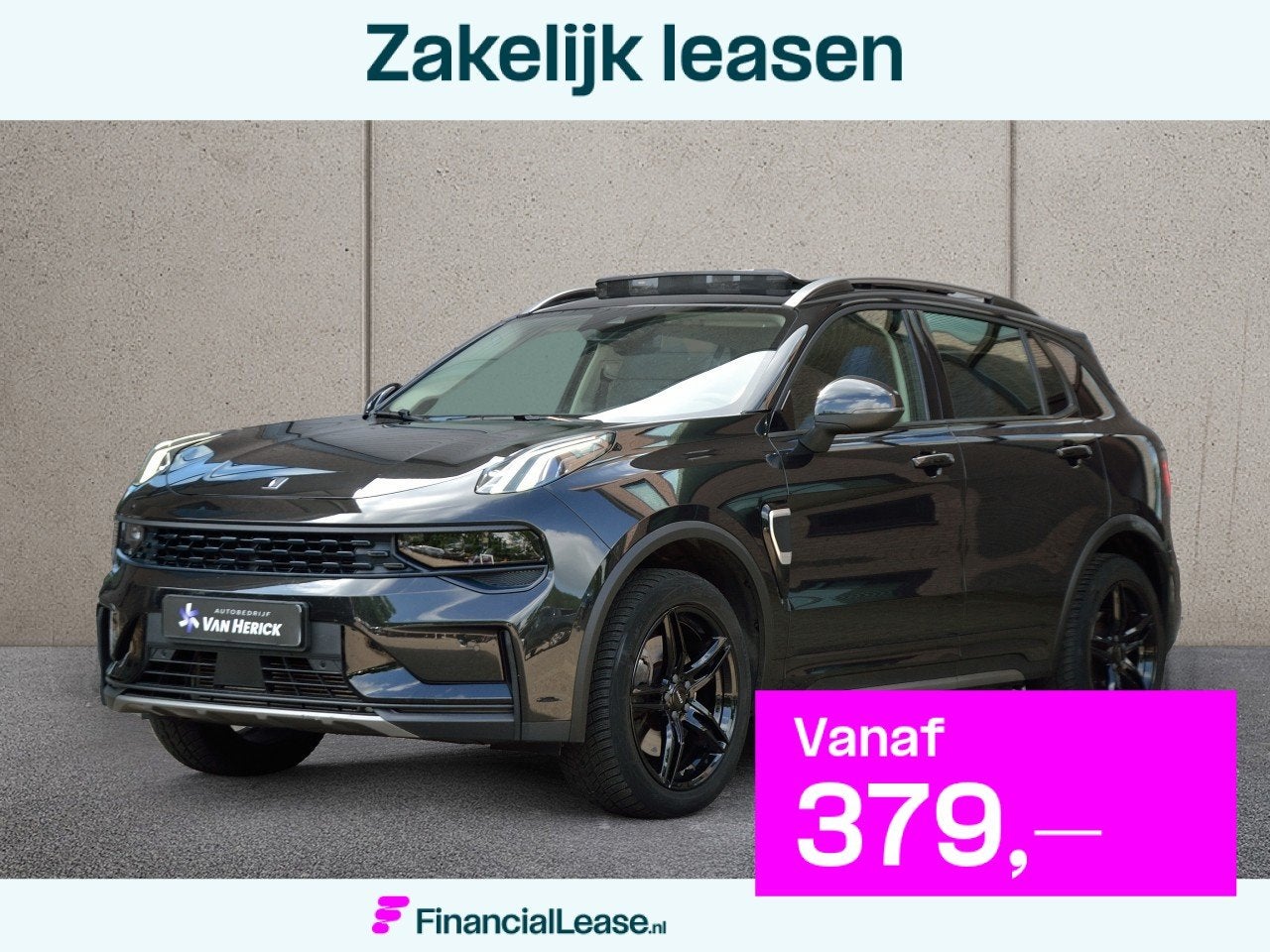 Lynk & Co 01 1.5 Plug-in Hybrid | Full Black | Trekhaak | Pa, Voorwielaandrijving, Stof, Zwart, Zwart