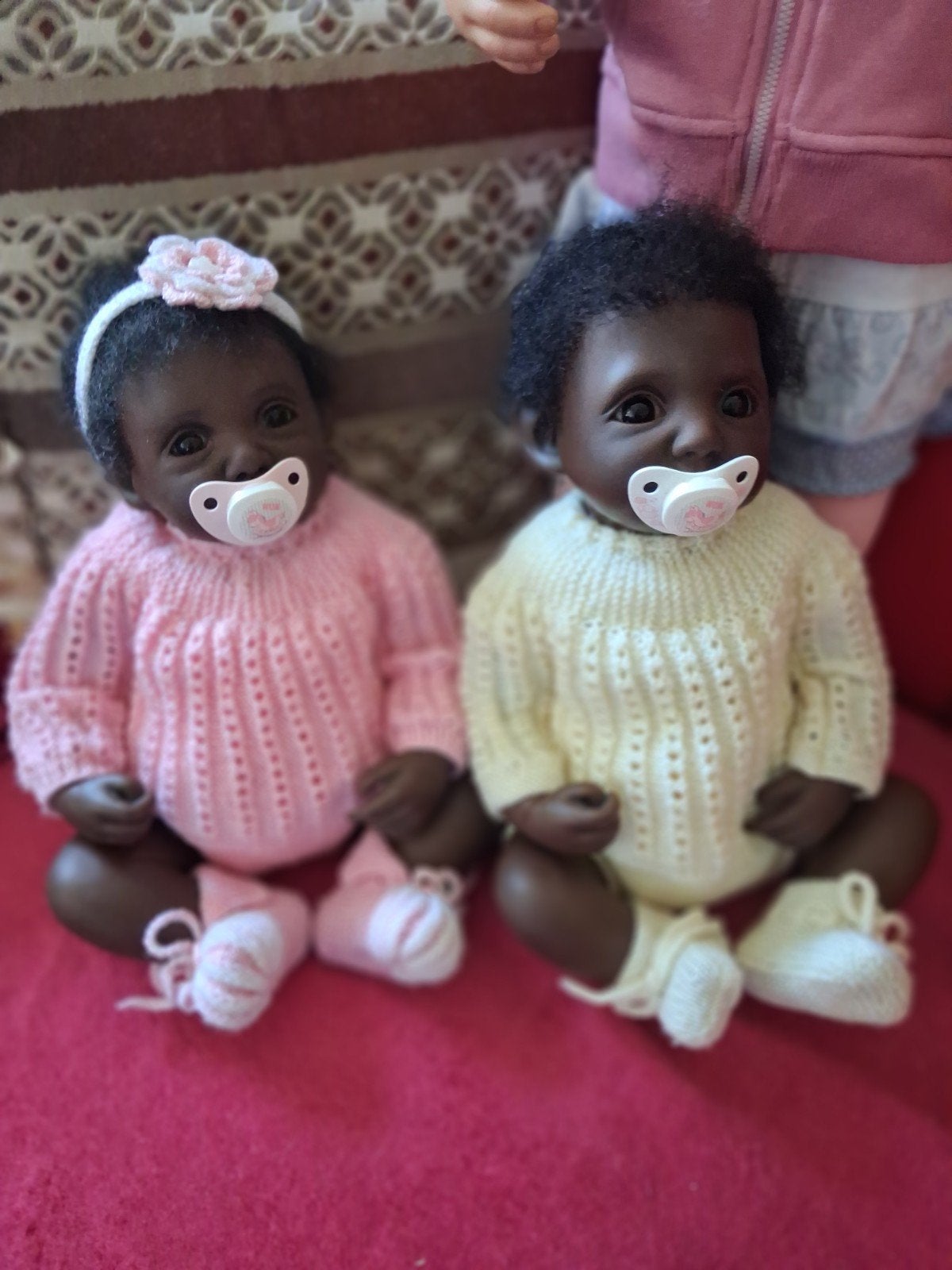 Reborn baby poppen - 3 stuks, waaronder Gerlinde Feser, Ophalen of Verzenden, Zo goed als nieuw, Babypop