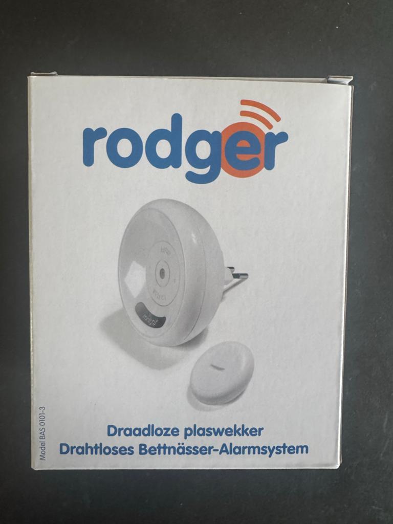 Rodger Draadloze Plaswekker - Bedplassen Alarm Systeem, Ophalen of Verzenden, Gebruikt