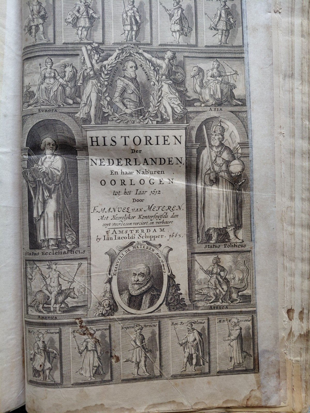 E.van Meteren Hist. der Nederlanden 1663, Ophalen of Verzenden