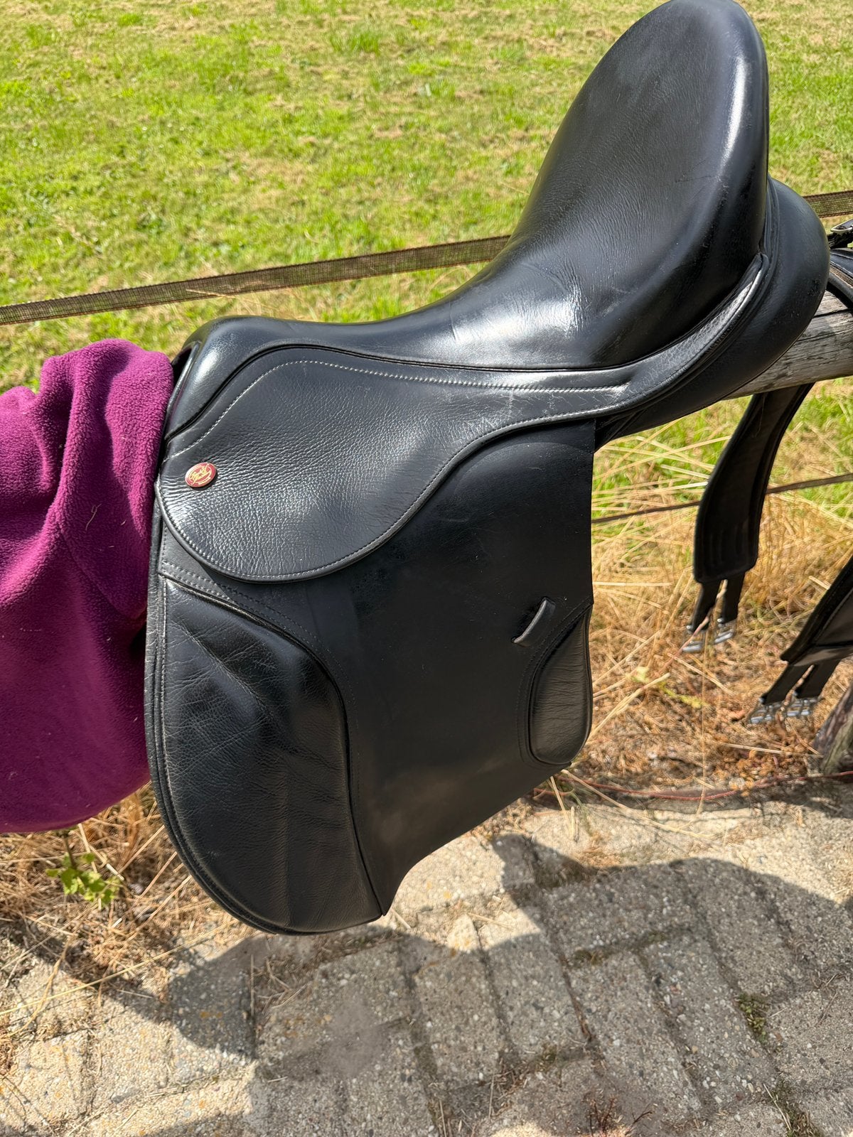 Kentmasters 18 inch zadel, Dieren en Toebehoren, Ophalen, Zo goed als nieuw, Veelzijdigheid, Kniewrongen