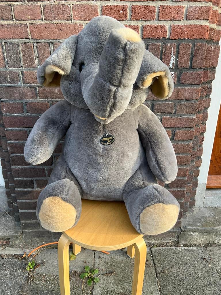Vintage Althans knuffel olifant XXXL PLUCHE 85 cm!!!, Verzamelen, Ophalen of Verzenden, Zo goed als nieuw, Stoffen beer, Overige merken