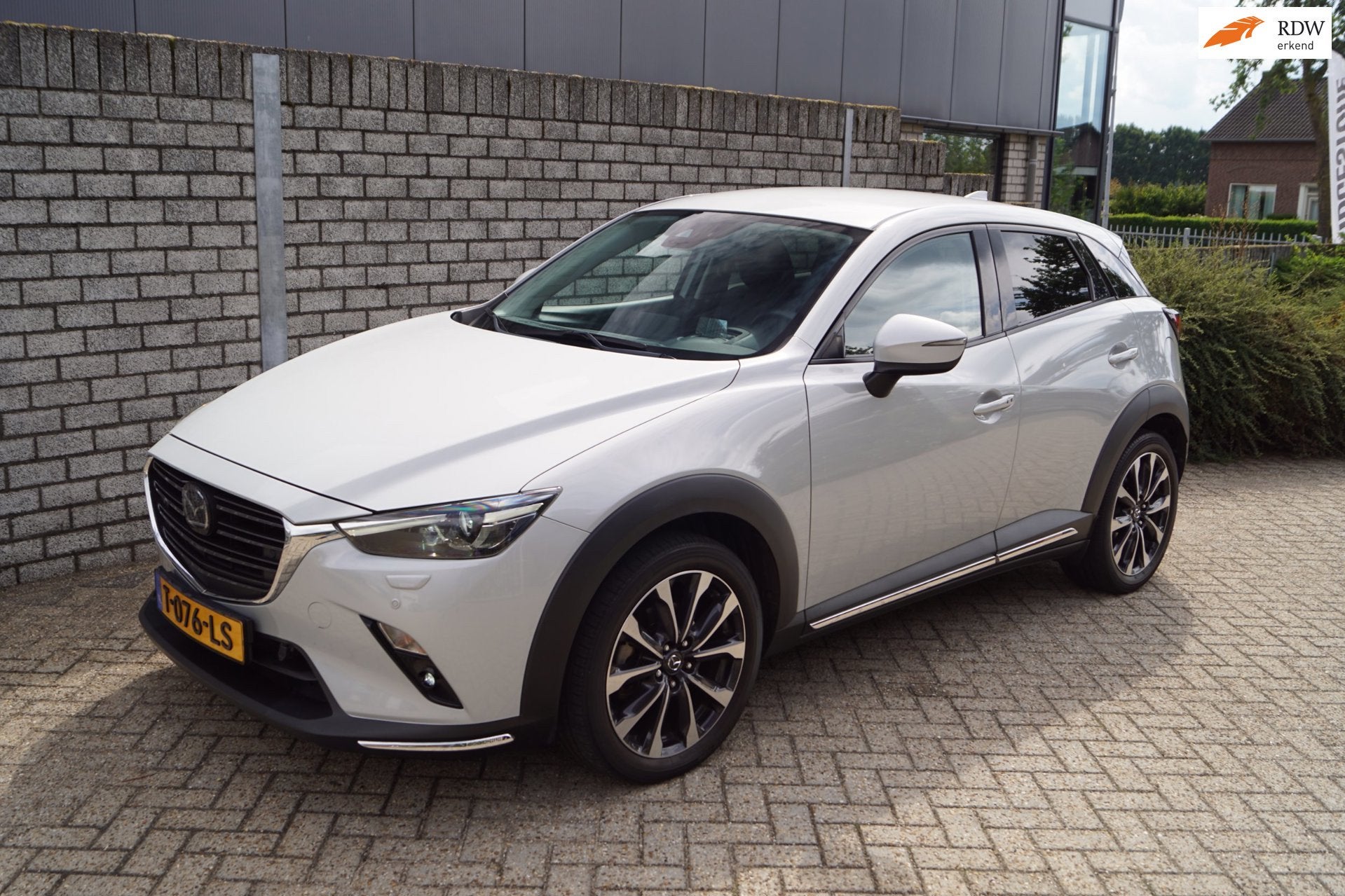 Mazda CX-3 2.0 SkyActiv-G 120 SkyLease GT Leder Sportst Stoe, Auto's, 1998 cc, 4 cilinders, Wit, Leder