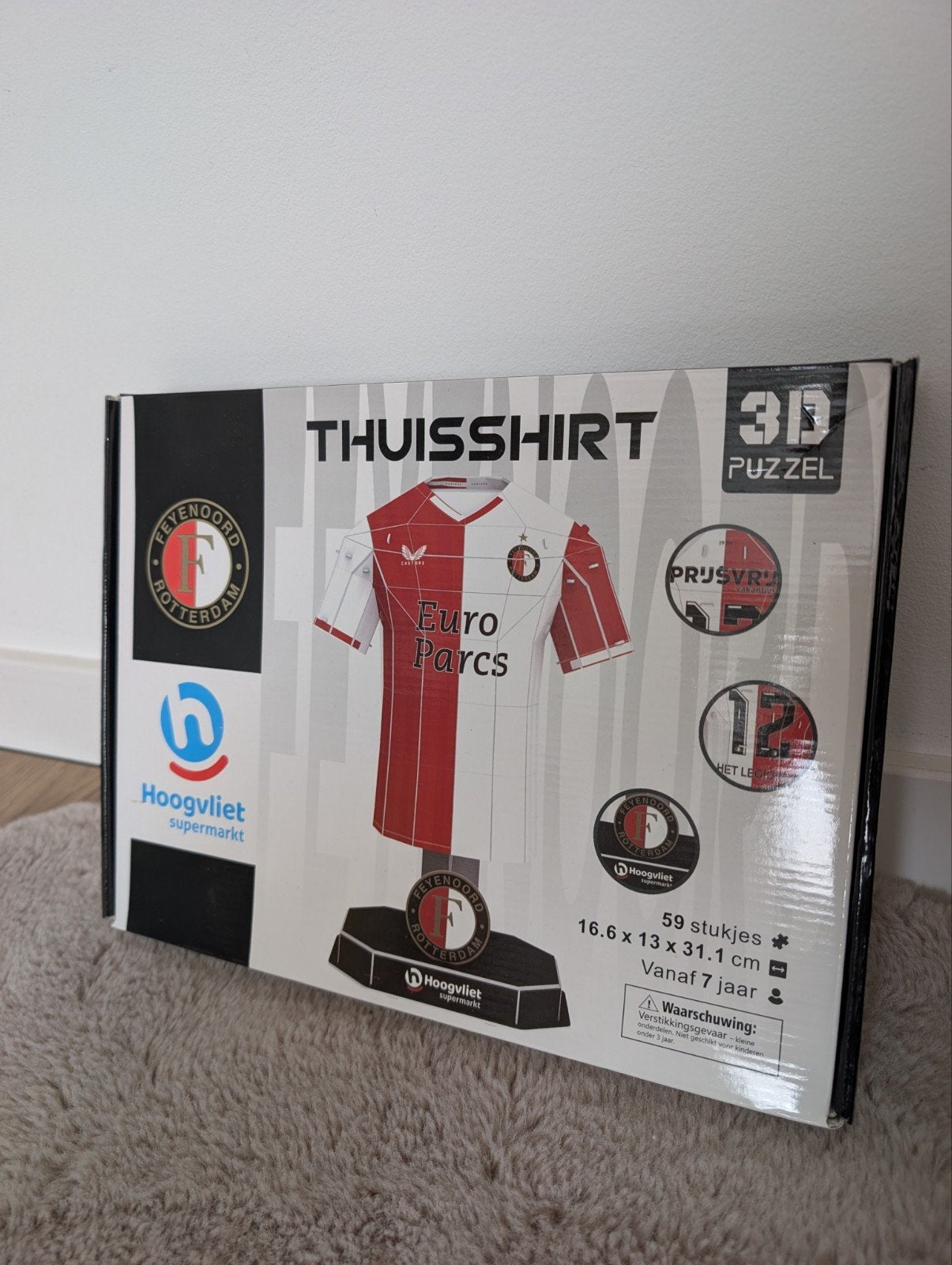Feyenoord 3D puzzel, Ophalen of Verzenden, Meer dan 50 stukjes, 6 jaar of ouder