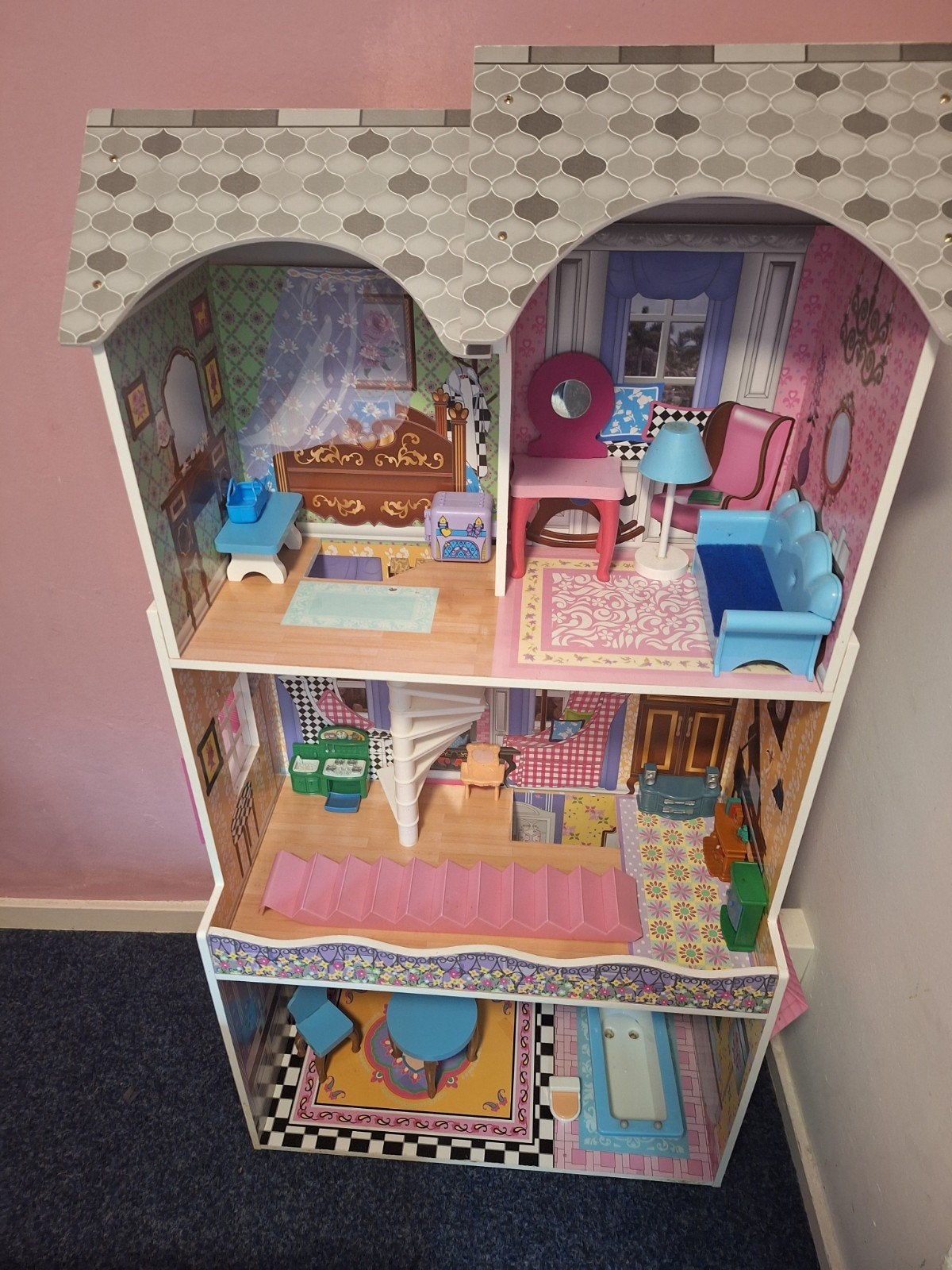 poppenhuis, Ophalen, Gebruikt, Poppenhuis