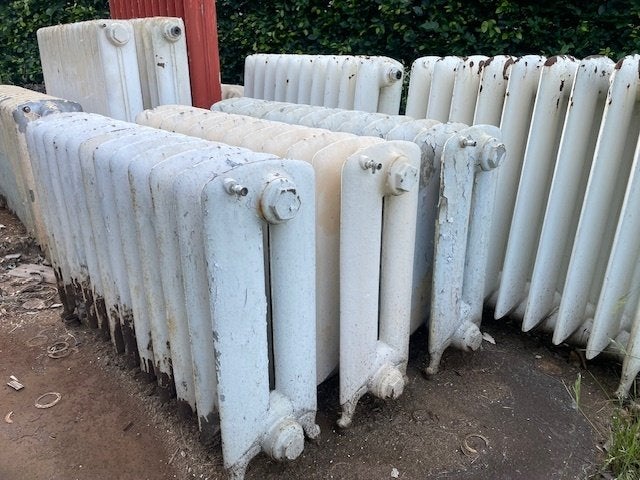 gietijzeren radiatoren, Doe-het-zelf en Verbouw, Verwarming en Radiatoren, Ophalen, 60 tot 150 cm, Radiator, 30 tot 80 cm