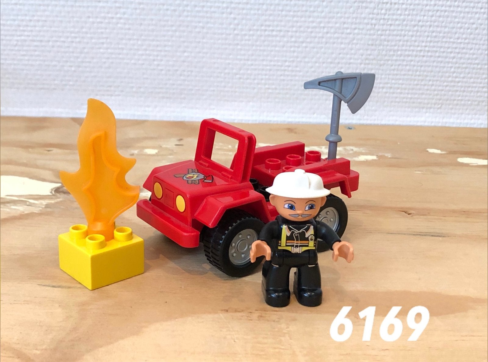 Duplo brandweercommandant 6169 (compleet) 4, Ophalen of Verzenden, Zo goed als nieuw, Complete set, Duplo