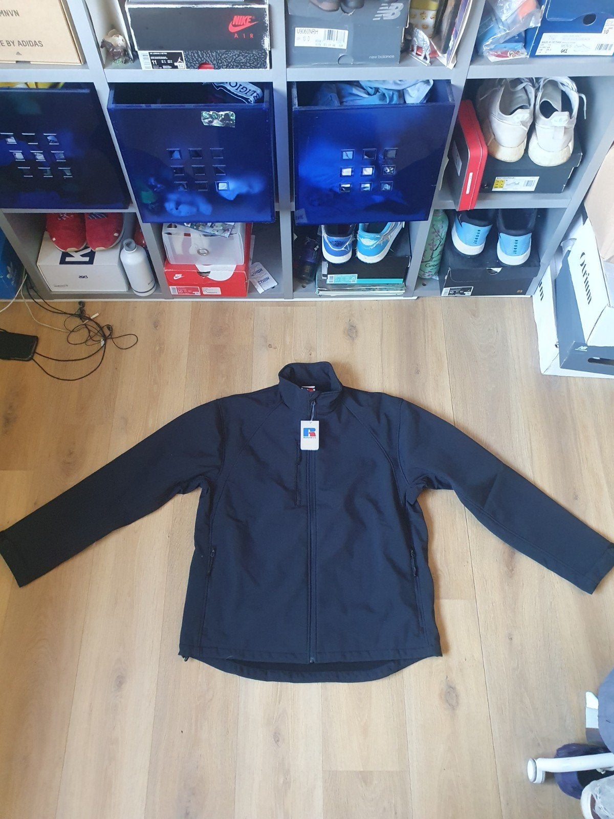 Nieuwe Russell Softshell Jas XXL - Lente/Herfst, Kleding | Heren, Jassen | Zomer, Zwart, Nieuw, Overige maten, Ophalen of Verzenden