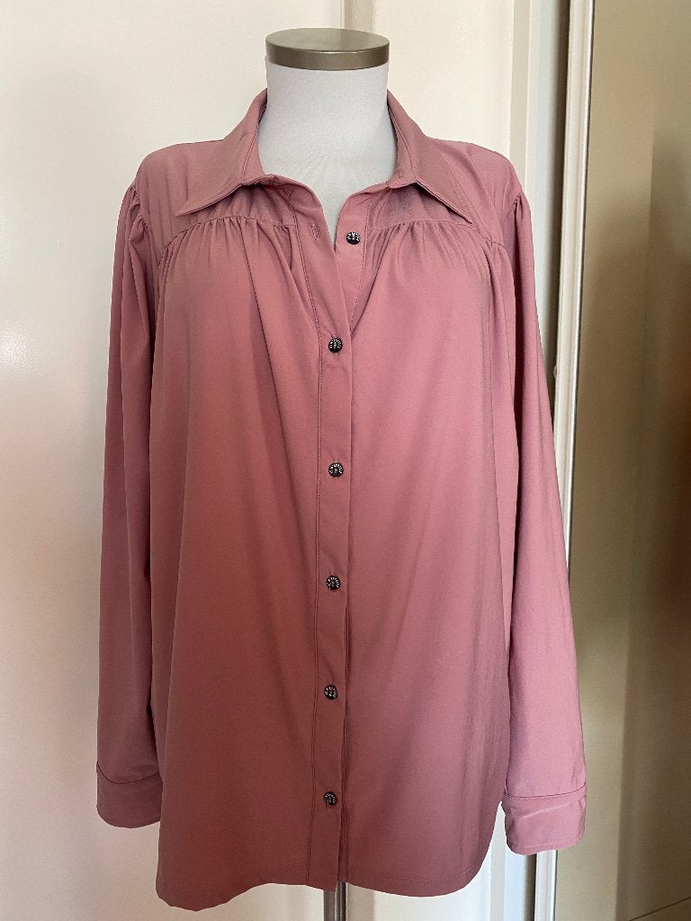 blouse Je M'Appelle XL roze travelstof, Kleding | Dames, Blouses en Tunieken, Je M'appelle, Maat 46/48 (XL) of groter, Ophalen of Verzenden