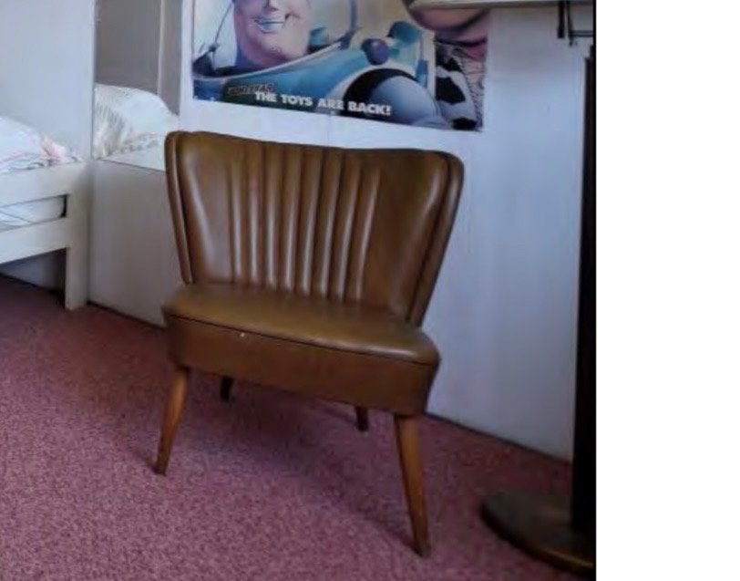 Vintage Cocktaillounge Clubstoel Fauteuil Retro Rockabilly, Ophalen