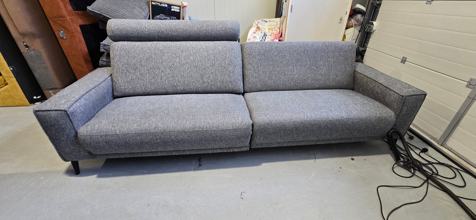 Zem Lifestyle Bank 3/4-persoons met elektrische relaxfunctie, Ophalen, 250 tot 300 cm, Gebruikt, 100 tot 125 cm