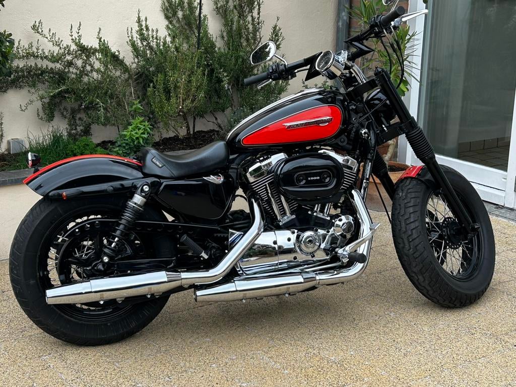 Harley Davidson XL 1200 Sportster Custom 6000 km , bwj  2008, 2 cilinders, Chopper, 1202 cc, Particulier