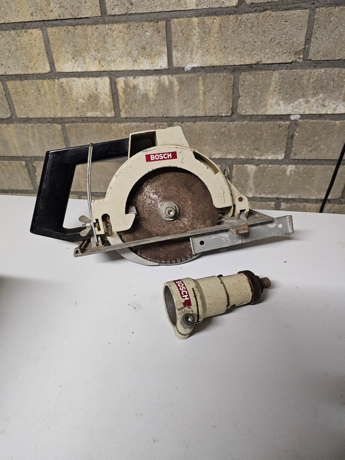 Bosch Cirkelzaag - Vintage en Robuust, Doe-het-zelf en Verbouw, Gereedschap | Zaagmachines, Gebruikt, Cirkelzaag, 600 tot 1200 watt