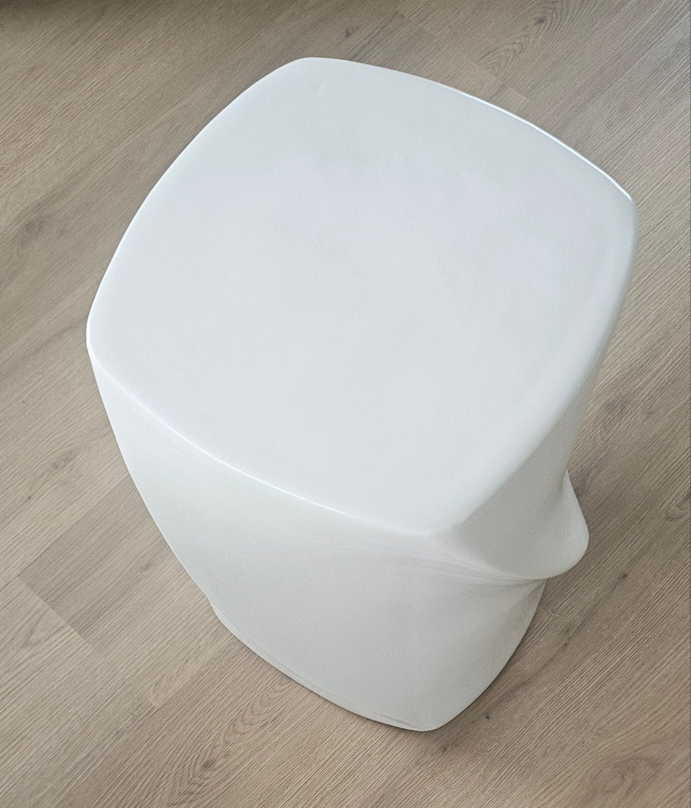 Riviera Maison bijzettafel/krukje wit, Ophalen of Verzenden, Nieuw, Overige materialen