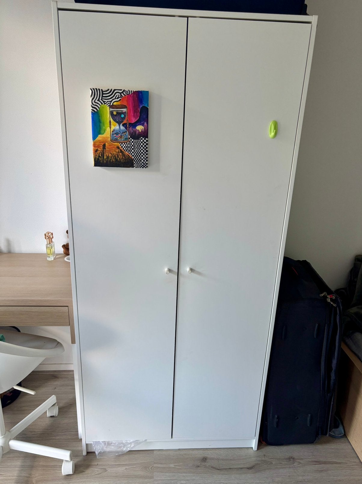 White IKEA Wardrobe, Ophalen, Gebruikt