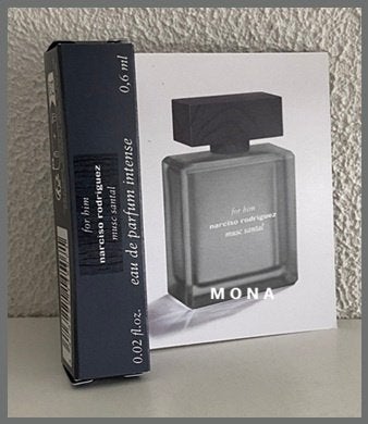 NarcisoRodriguez for Him Musc Santal parfum sample proefje, Verzenden, Nieuw