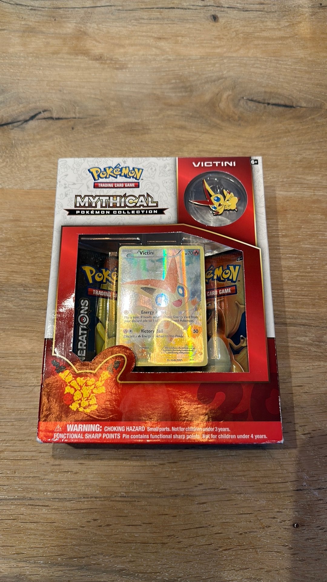 Mythical Pokemon collection: Victini, Hobby en Vrije tijd, Verzamelkaartspellen | Pokémon, Ophalen of Verzenden, Zo goed als nieuw