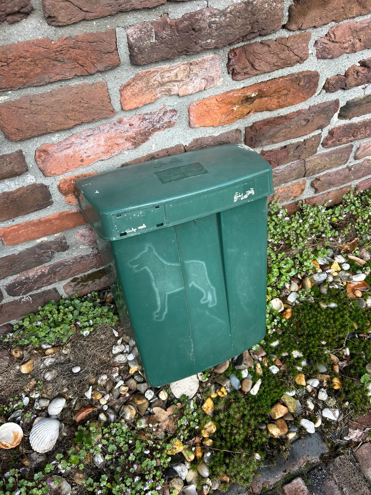 Groene ptt brievenbus, Tuin en Terras, Brievenbussen, Ophalen of Verzenden, Gebruikt