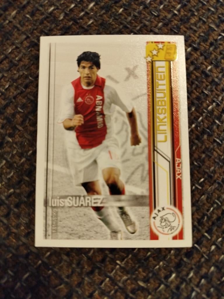 Voetbal kaartje Luis Suarez Ajax All Stars 2007/2008, Verzamelen, Sportartikelen en Voetbal, Ophalen of Verzenden, Gebruikt, Ajax